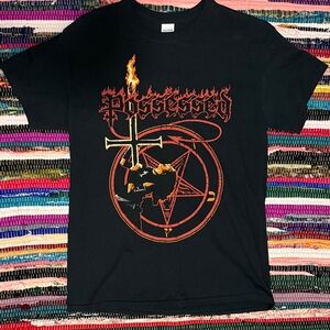 Possessed “Jeff on the Cross/Seven Churches” T-Shirt